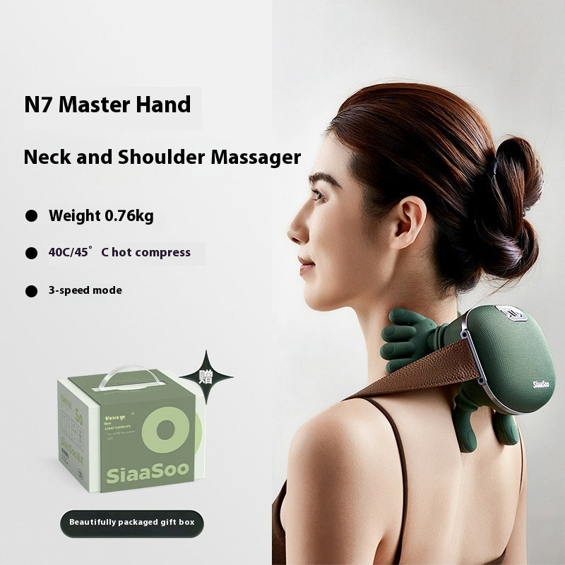 Electric Neck & Shoulder Massager – Wireless Deep Tissue Kneading Shawl for Back & Muscle Pain Relief