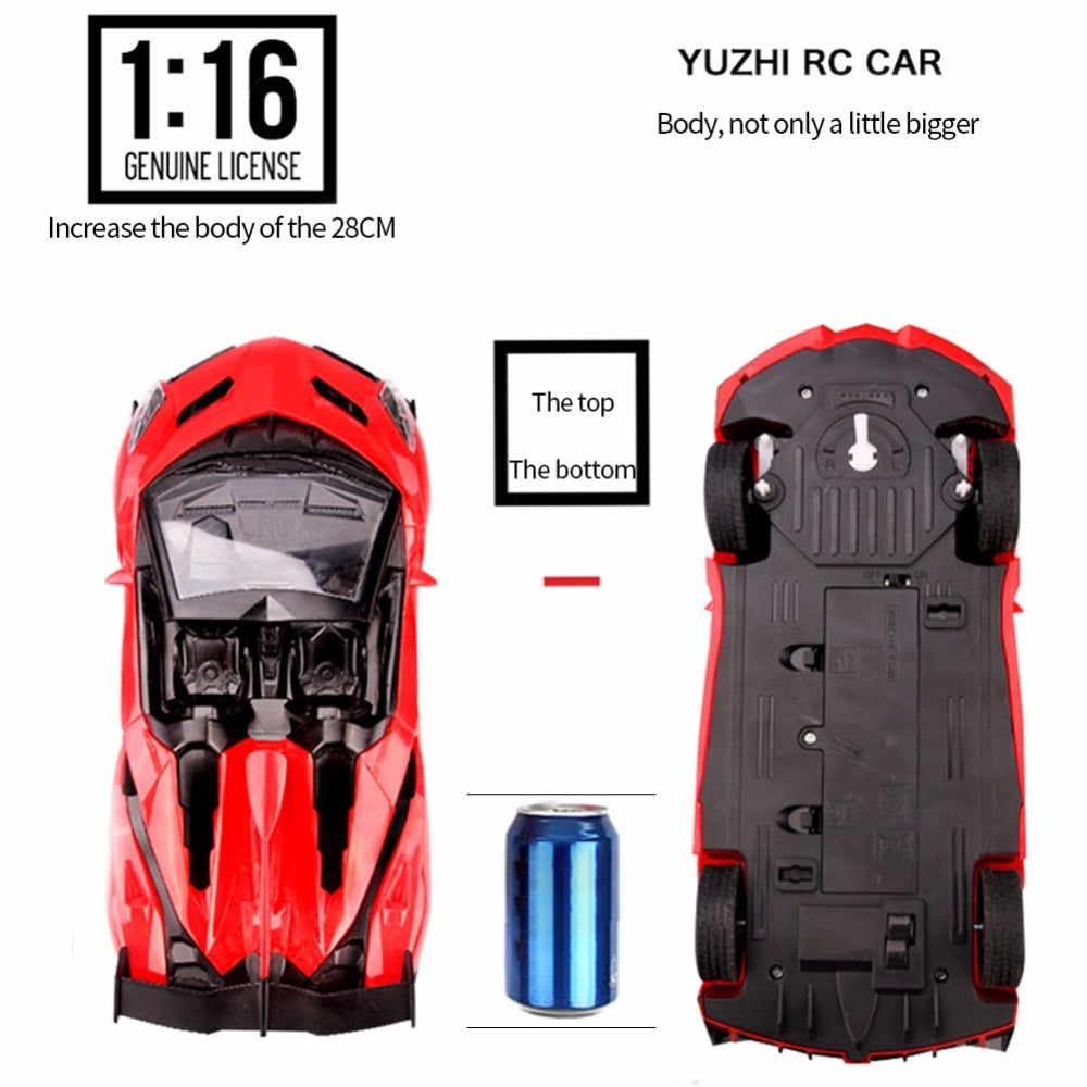 1:16 Remote Control Racing Car – High-Speed RC Drift Car with 2.4GHz Remote & LED Lights