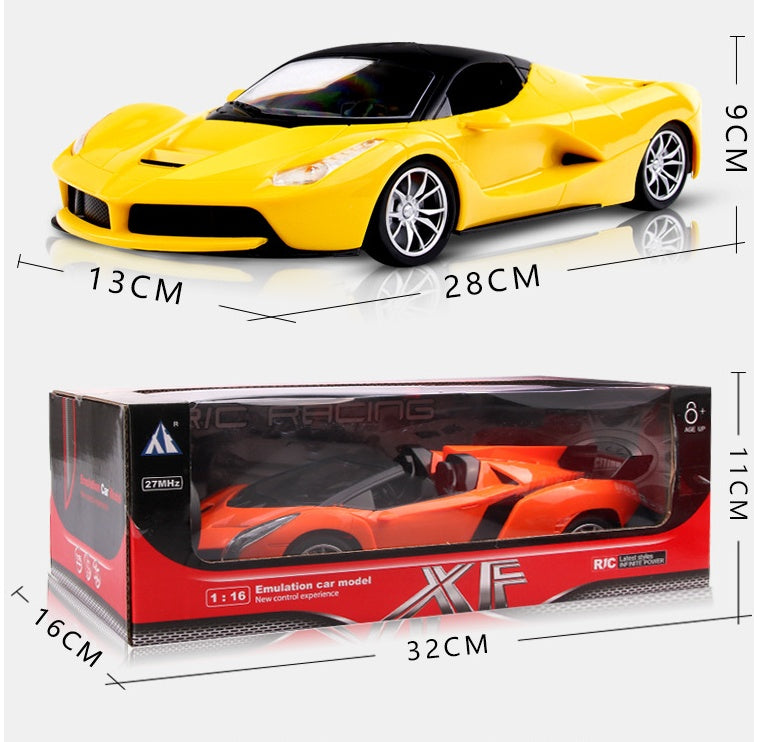 1:16 Remote Control Racing Car – High-Speed RC Drift Car with 2.4GHz Remote & LED Lights