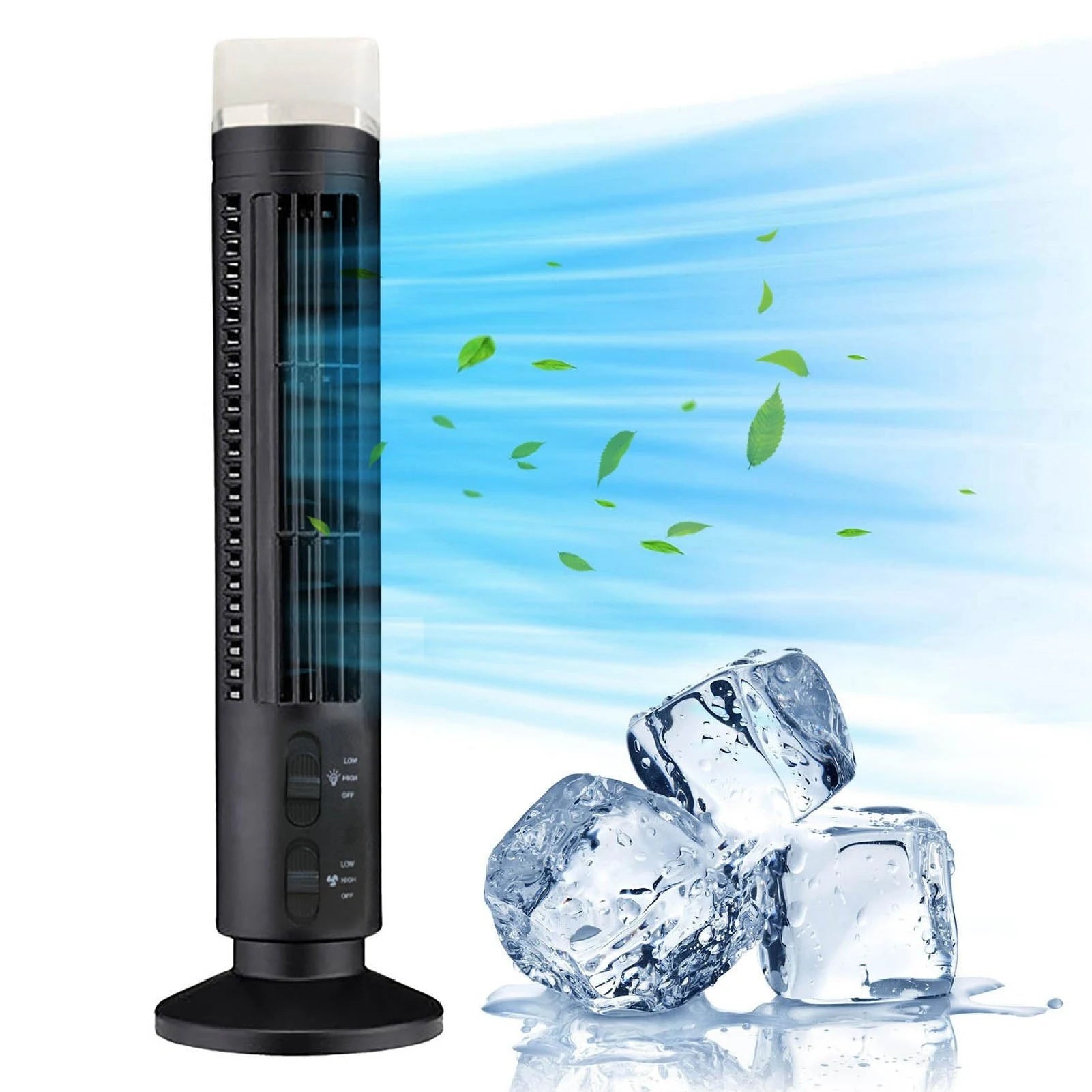 Bladeless Cooling Fan Table Fan Tower Bladeless Fan Bladeless Tower Fan Portable USB Desk Fan with Light for Home Bedroom