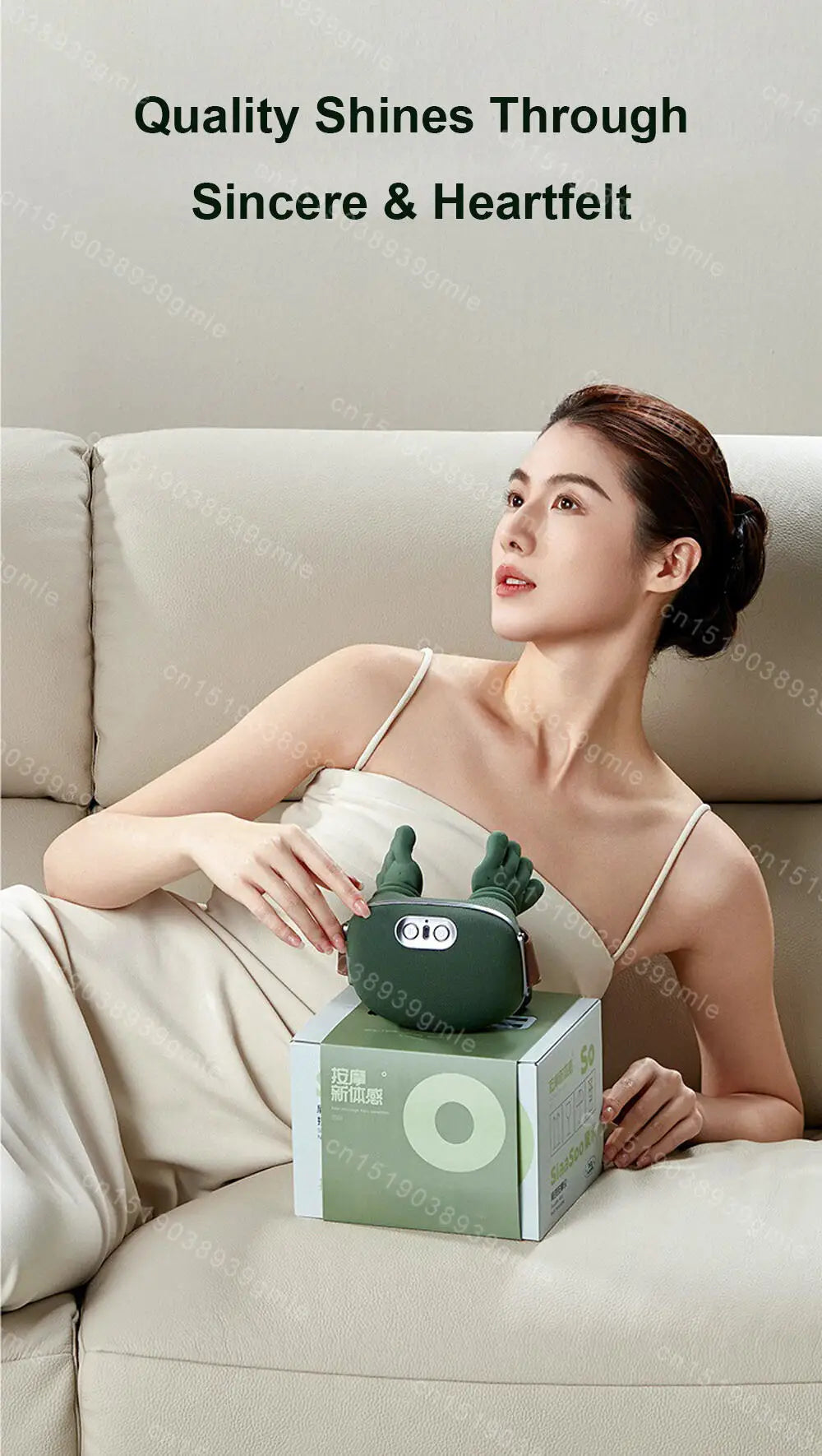 Bionic Neck Shoulder Massager Heated Back Massagers Electric Kneading Muscles Massage Pillow Neck Waist Leg Body ﻿3-Level Modes