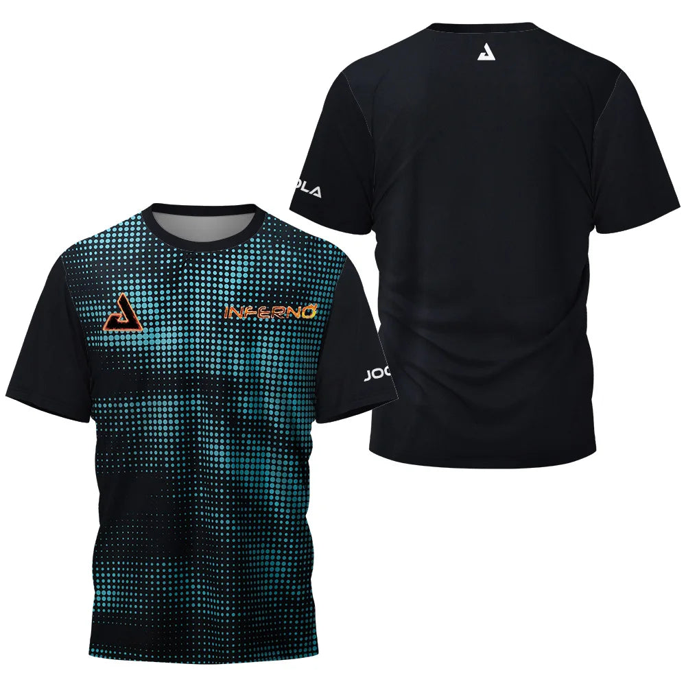 Men’s Summer Quick Dry Sports T-Shirt – Table Tennis, Badminton & Tennis Training Top with Monogram Print