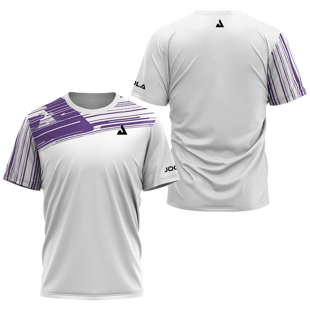 Men’s Summer Quick Dry Sports T-Shirt – Table Tennis, Badminton & Tennis Training Top with Monogram Print