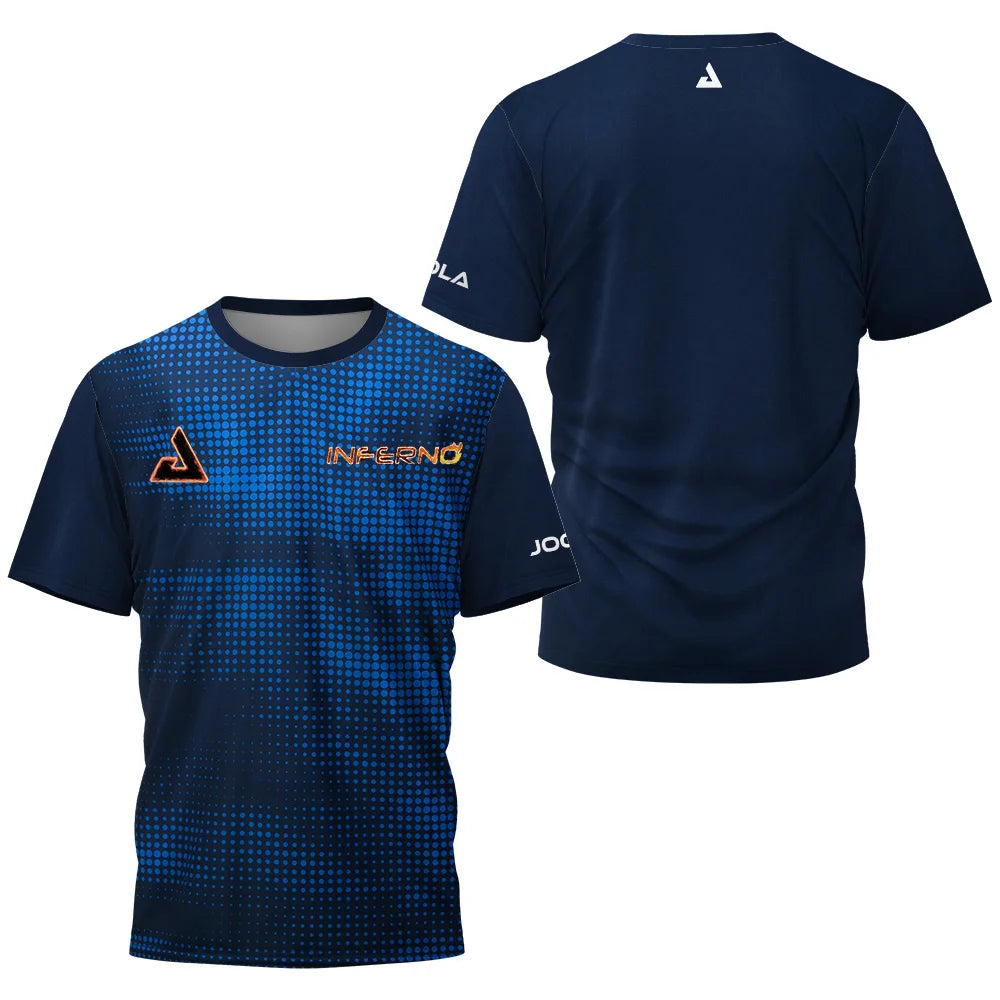 Men’s Summer Quick Dry Sports T-Shirt – Table Tennis, Badminton & Tennis Training Top with Monogram Print