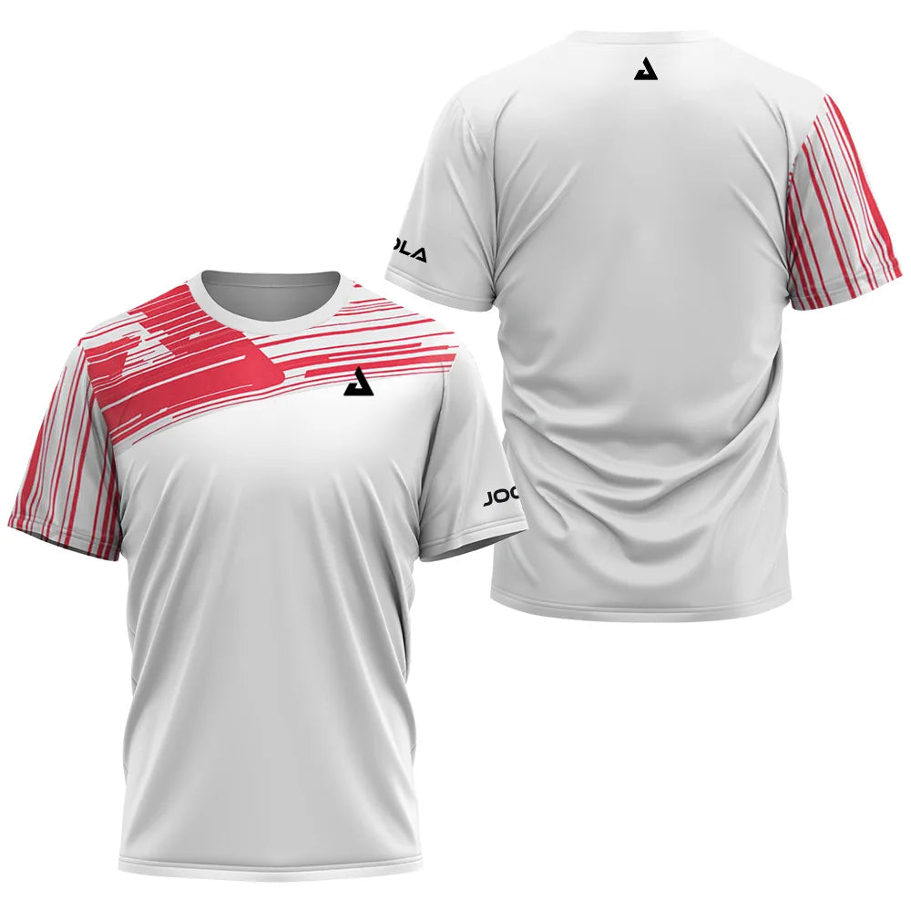 Men’s Summer Quick Dry Sports T-Shirt – Table Tennis, Badminton & Tennis Training Top with Monogram Print