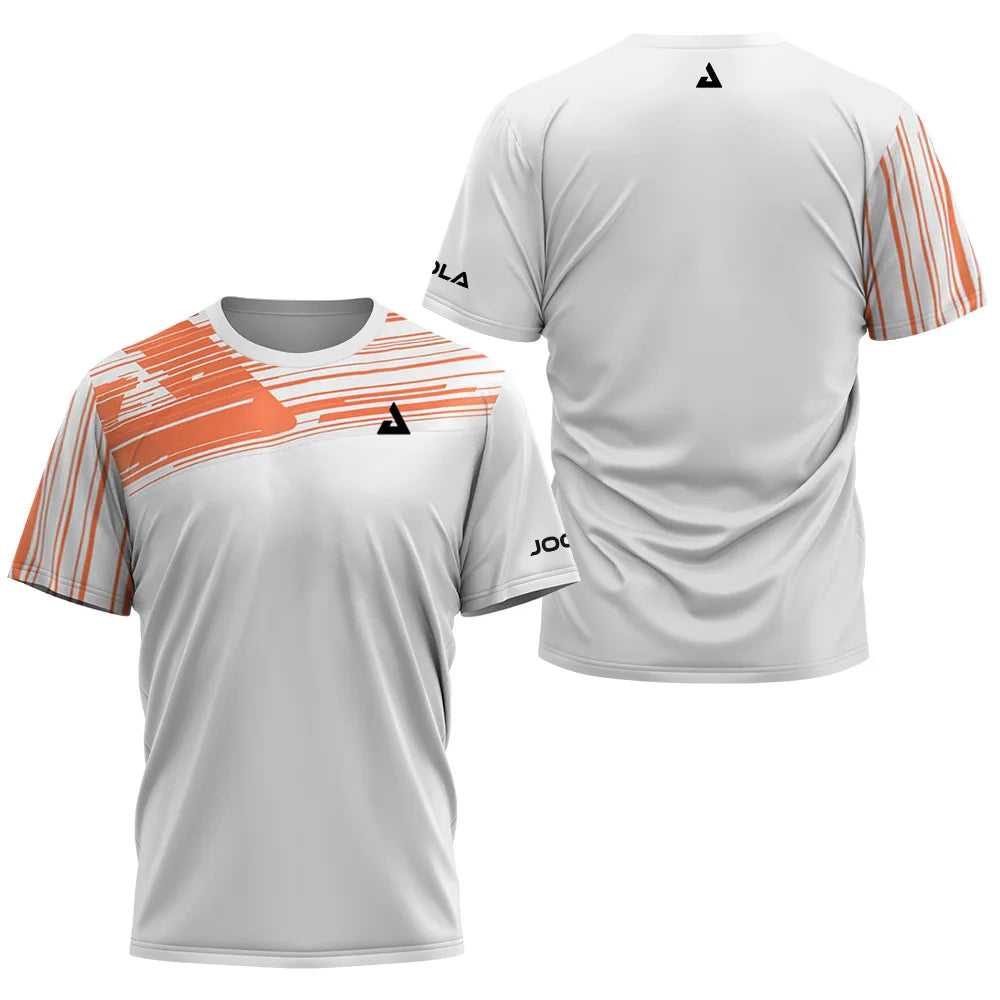 Men’s Summer Quick Dry Sports T-Shirt – Table Tennis, Badminton & Tennis Training Top with Monogram Print