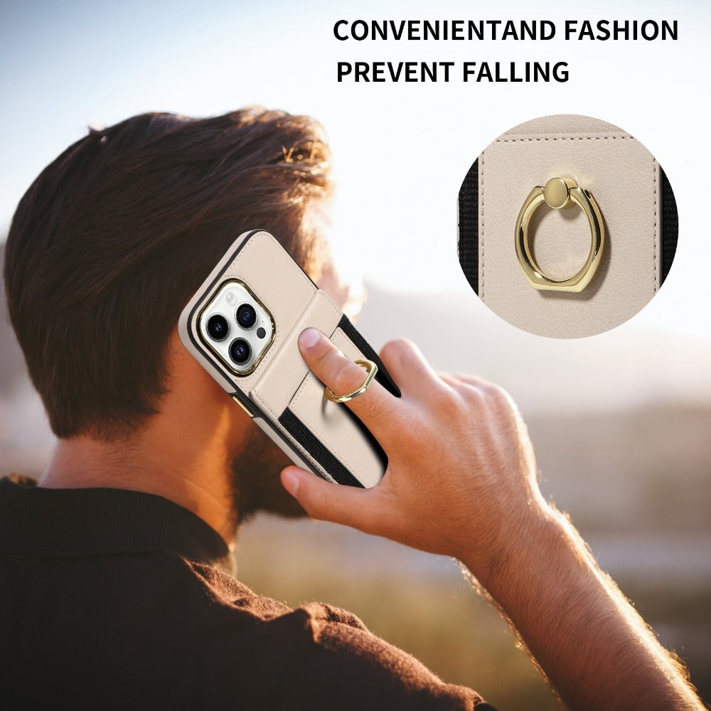 Flexible Ring Camera Phone Case – Shockproof, Slim Grip, and Stand Holder Cover