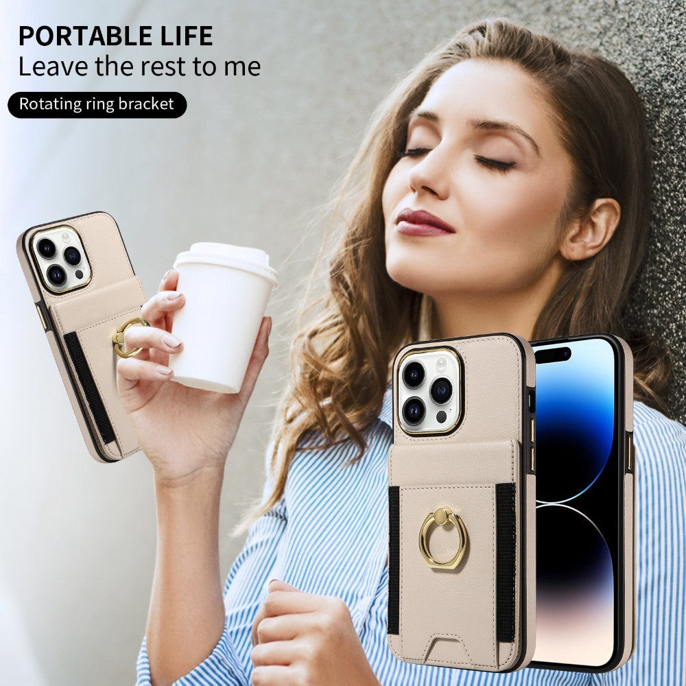 Flexible Ring Camera Phone Case – Shockproof, Slim Grip, and Stand Holder Cover